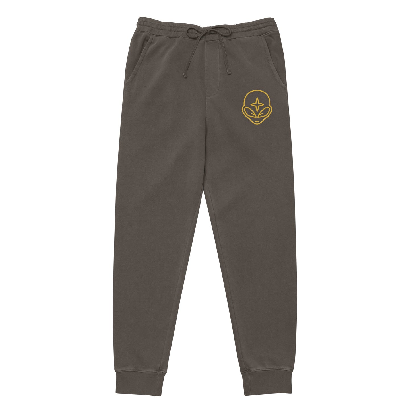 Alien Head pigment - dyed sweatpants - The Crown EmporiumAlien Head pigment - dyed sweatpants