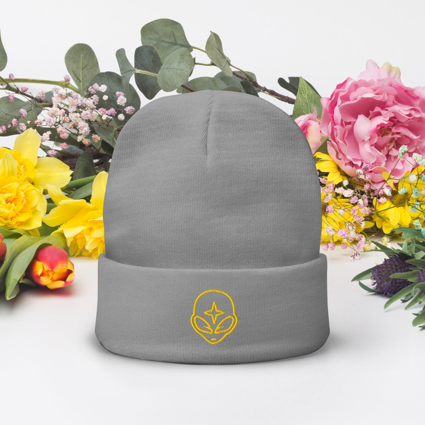 Embroidered Beanie - The Crown EmporiumEmbroidered Beanie