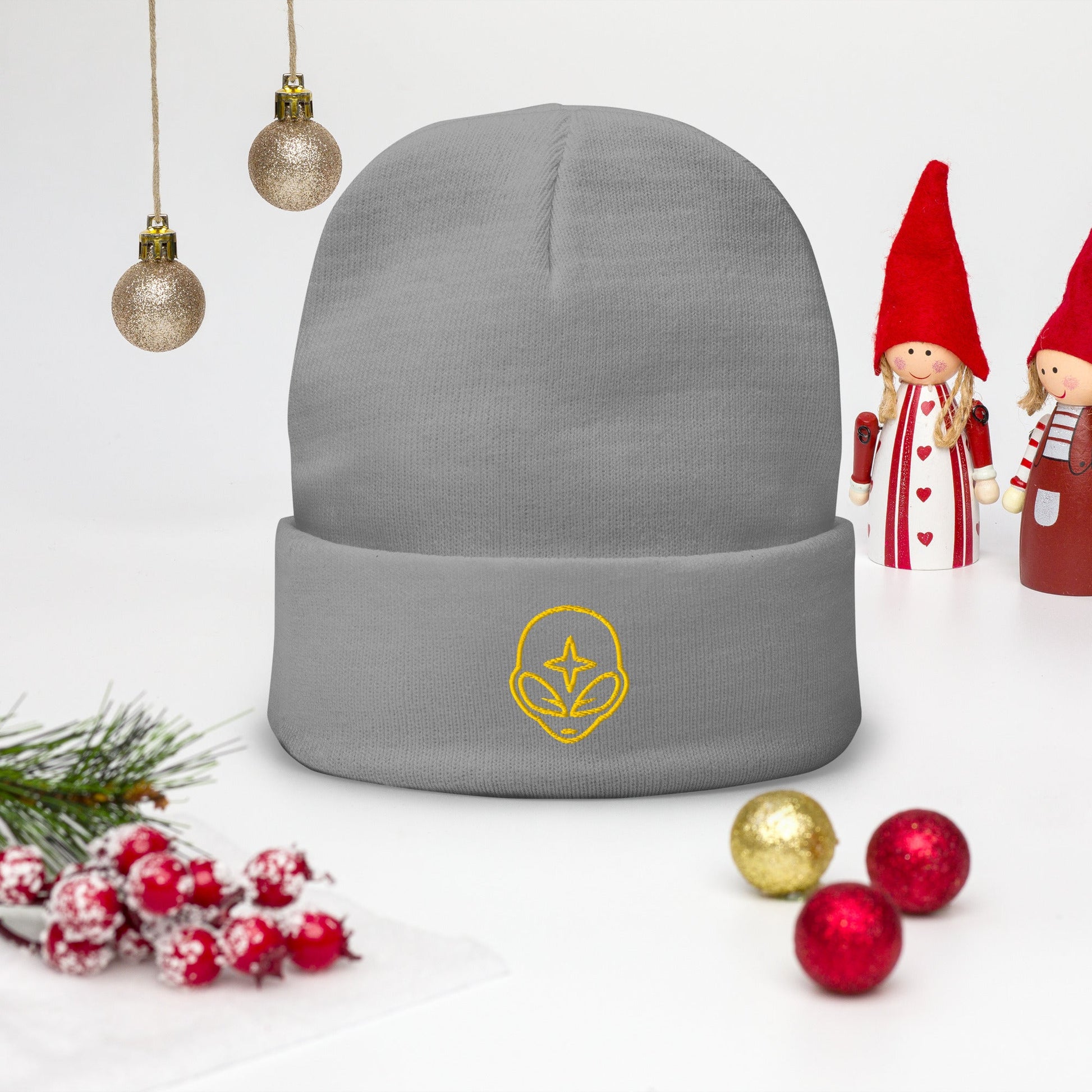 Embroidered Beanie - The Crown EmporiumEmbroidered Beanie