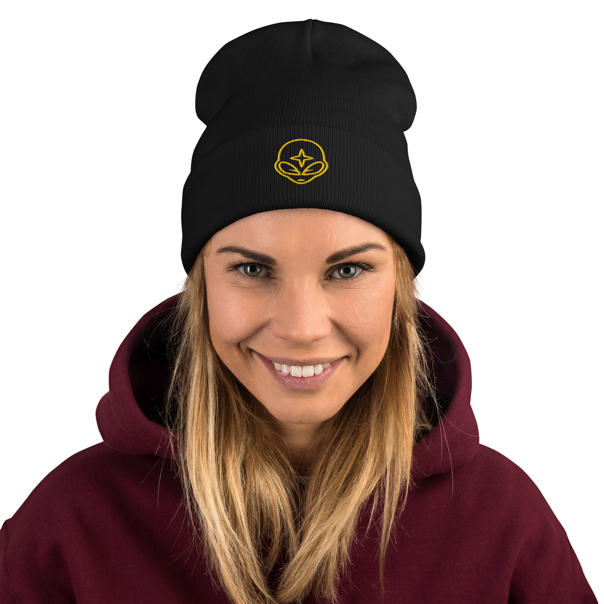 Embroidered Beanie - The Crown EmporiumEmbroidered Beanie