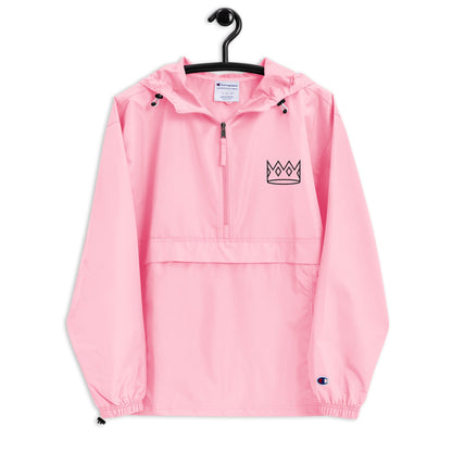 Embroidered Packable Jacket - The Crown EmporiumEmbroidered Packable Jacket