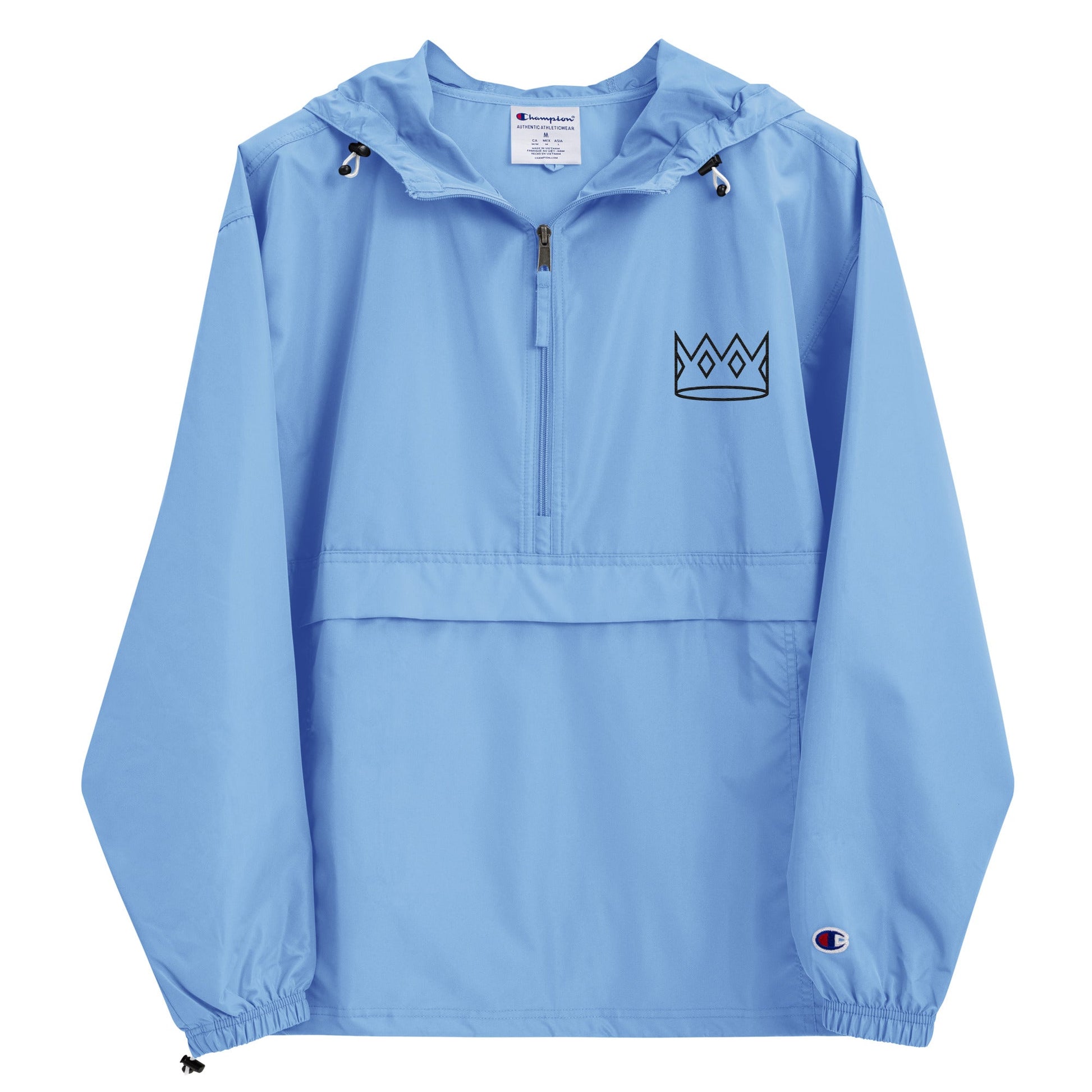 Embroidered Packable Jacket - The Crown EmporiumEmbroidered Packable Jacket