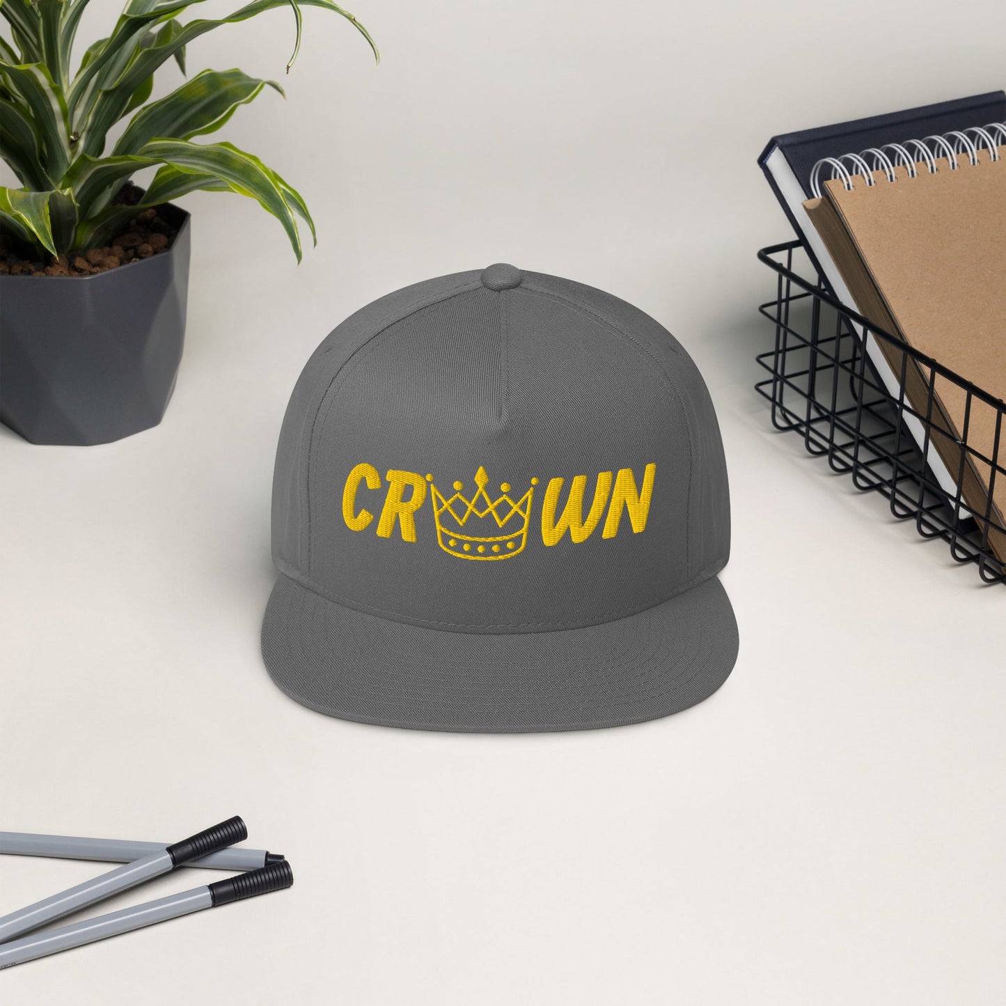 Flat Bill Cap - The Crown EmporiumFlat Bill Cap