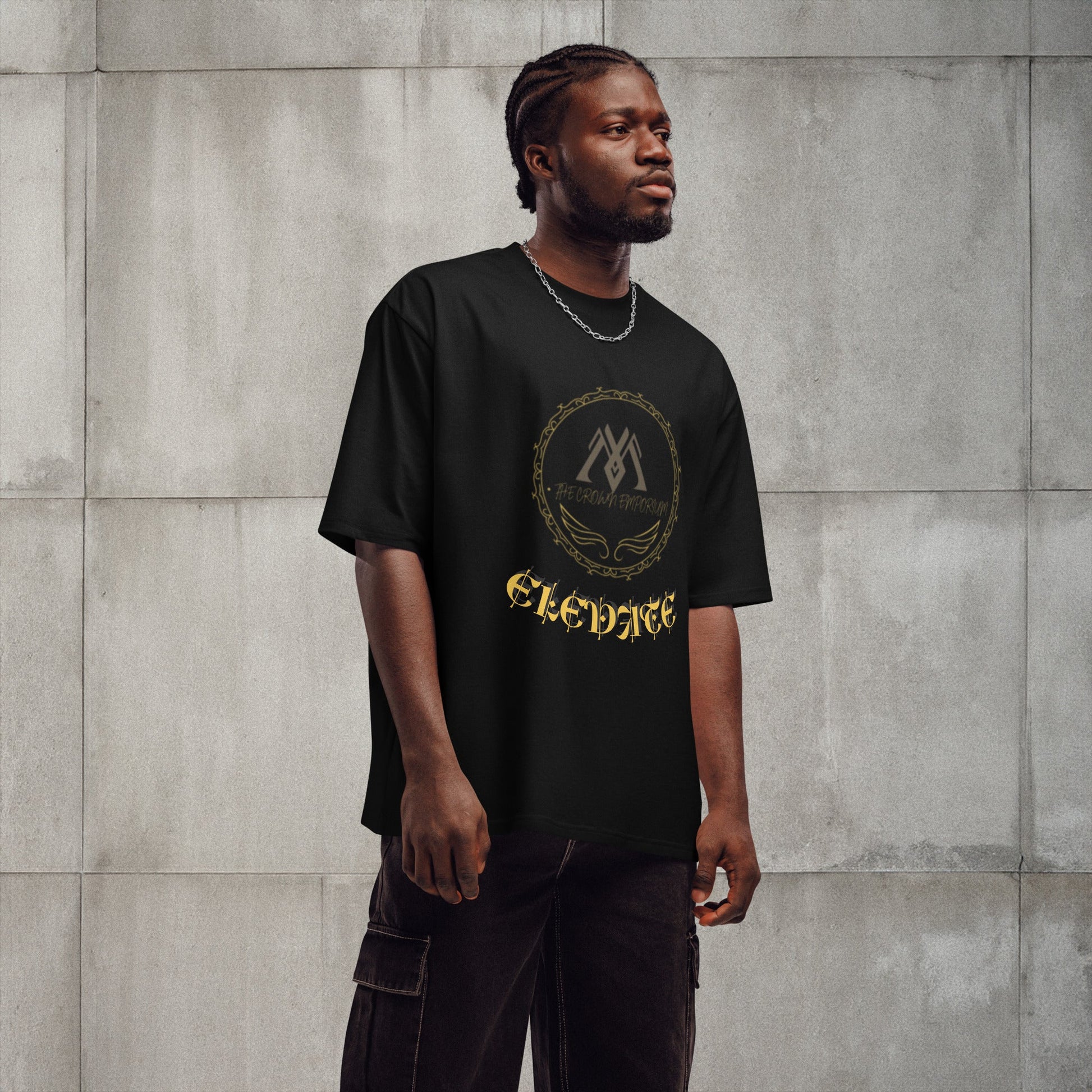 Oversized heavyweight t-shirt - The Crown Emporium Oversized heavyweight t-shirt