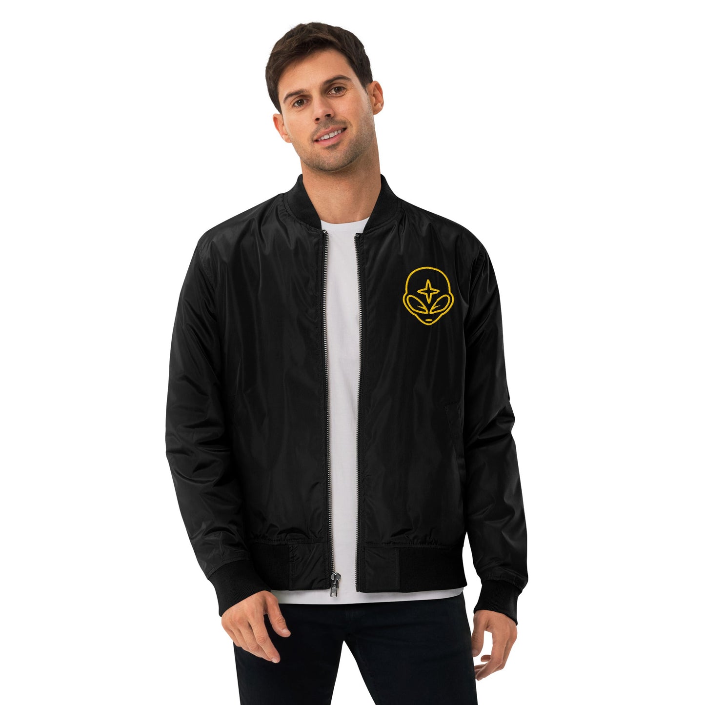 Premium recycled bomber jacket - The Crown Emporium Premium recycled bomber jacket