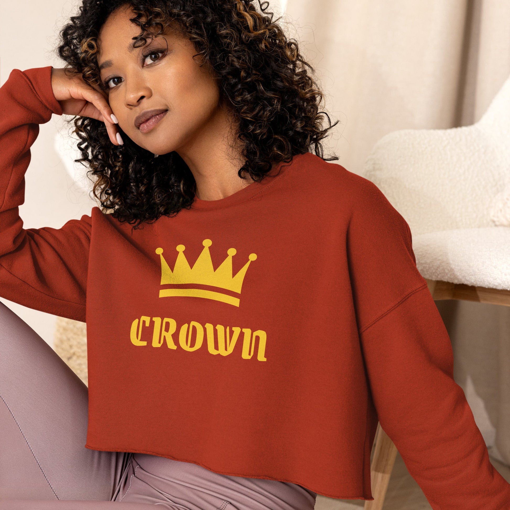 Royal Crop Sweatshirt - The Crown EmporiumRoyal Crop Sweatshirt